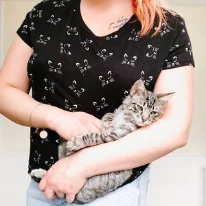 Black Cat Lovers Tee